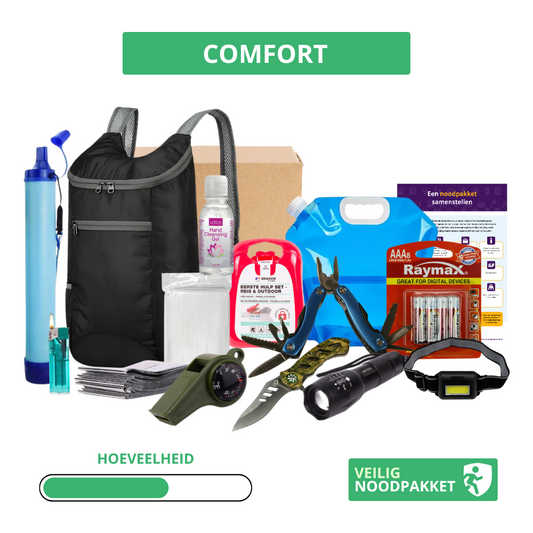 Uitgebreid Noodpakket (72 uur) – Betrouwbare oplossing voor Extra Zekerheid en Comfort