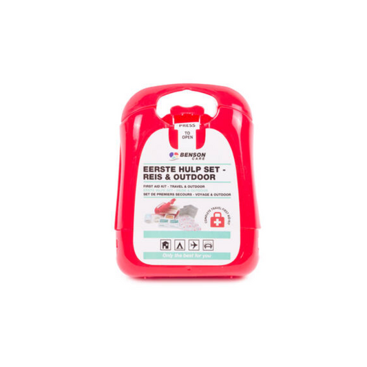 Eerste Hulp Set 19-delig – Compacte EHBO-kit voor Reis & Outdoor | Veelzijdig en Waterbestendig