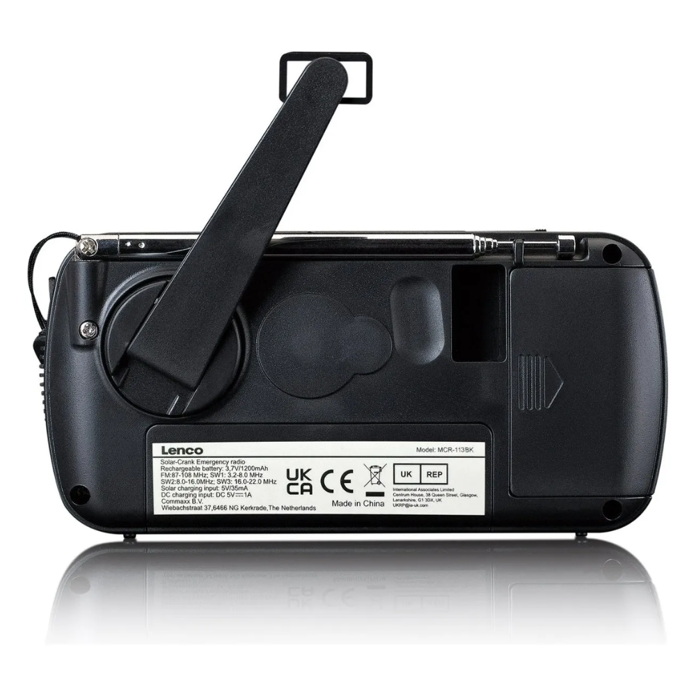 Opwindbare Noodradio met Lamp en Powerbank – Ideaal voor Noodgevallen en Outdoor