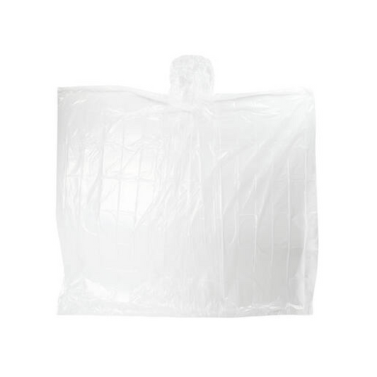 Wegwerp Regenponcho Transparant – Met Capuchon | Compact & Handig voor Onderweg